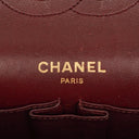 Chanel Vintage Medium Timeless Classic Double Flap Bag Black Quilted Suede With Gold-Tone Hardware And Mademoiselle Chain