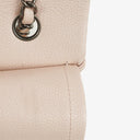 Chanel   Medium Timeless Classic Double Flap Bag Ivory Caviar Quilted Lambskin Silver Plated Hardware