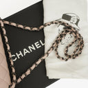 Chanel   Medium Timeless Classic Double Flap Bag Ivory Caviar Quilted Lambskin Silver Plated Hardware