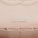 Chanel   Medium Timeless Classic Double Flap Bag Ivory Caviar Quilted Lambskin Silver Plated Hardware