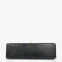 Chanel Vintage Medium Timeless Classic Double Flap Bag Navy Quilted Lambskin 24K Gold-Plated Hardware And Mademoiselle Chain