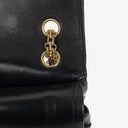 Chanel Vintage Medium Timeless Classic Double Flap Bag Navy Quilted Lambskin 24K Gold-Plated Hardware And Mademoiselle Chain