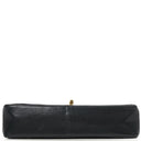 Chanel Vintage Medium Timeless Classic Double Flap Bag Navy Quilted Lambskin With 24K Gold-Plated Hardware