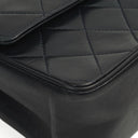 Chanel Vintage Medium Timeless Classic Double Flap Bag Navy Quilted Lambskin With 24K Gold-Plated Hardware