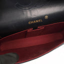 Chanel Vintage Medium Timeless Classic Double Flap Bag Navy Quilted Lambskin With 24K Gold-Plated Hardware