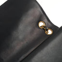 Chanel Vintage Medium Timeless Classic Double Flap Bag Navy Quilted Lambskin With 24K Gold-Plated Hardware