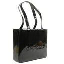 Chanel Vintage Patent Leather CC Tote Shoulder Bag
