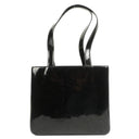 Chanel Vintage Patent Leather CC Tote Shoulder Bag