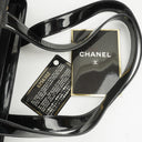 Chanel Vintage Patent Leather CC Tote Shoulder Bag