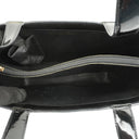 Chanel Vintage Patent Leather CC Tote Shoulder Bag
