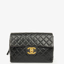 Chanel Vintage Quilted CC Single Flap Backpack