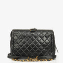 Chanel Vintage Quilted CC Single Flap Backpack