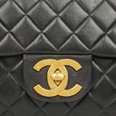 Chanel Vintage Quilted CC Single Flap Backpack