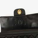 Chanel Vintage Quilted CC Single Flap Backpack