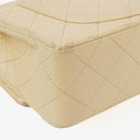 Chanel Vintage Small Classic Double Flap Bag Beige Quilted Lambskin 24K Gold-Plated Hardware