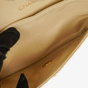 Chanel Vintage Small Classic Double Flap Bag Beige Quilted Lambskin 24K Gold-Plated Hardware