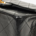 Chanel Vintage Small Classic Double Flap Bag Black Quilted Lambskin 24K Gold-Plated Hardware