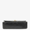Chanel Vintage Small Classic Double Flap Bag Black Quilted Lambskin 24K Gold-Plated Hardware