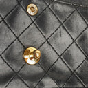 Chanel Vintage Small Classic Double Flap Bag Black Quilted Lambskin 24K Gold-Plated Hardware