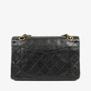 Chanel Vintage Small Classic Double Flap Bag Black Quilted Lambskin  24K Gold-Plated Hardware