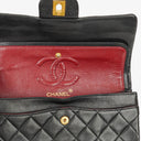 Chanel Vintage Small Classic Double Flap Bag Black Quilted Lambskin  24K Gold-Plated Hardware