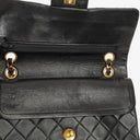 Chanel Vintage Small Classic Double Flap Bag Black Quilted Lambskin  24K Gold-Plated Hardware