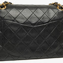 Chanel Vintage Small Classic Double Flap Bag Black Quilted Lambskin  24K Gold-Plated Hardware