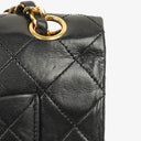 Chanel Vintage Small Classic Double Flap Bag Black Quilted Lambskin  24K Gold-Plated Hardware