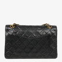 Chanel Vintage Small Classic Double Flap Bag Black Quilted Lambskin 24K Gold-Plated Hardware