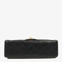 Chanel Vintage Small Classic Double Flap Bag Black Quilted Lambskin 24K Gold-Plated Hardware