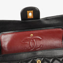 Chanel Vintage Small Classic Double Flap Bag Black Quilted Lambskin 24K Gold-Plated Hardware