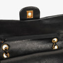 Chanel Vintage Small Classic Double Flap Bag Black Quilted Lambskin 24K Gold-Plated Hardware