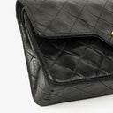 Chanel Vintage Small Classic Double Flap Bag Black Quilted Lambskin 24K Gold-Plated Hardware