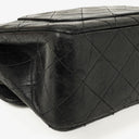 Chanel Vintage Small Classic Double Flap Bag Black Quilted Lambskin 24K Gold-Plated Hardware