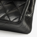 Chanel Vintage Small Classic Double Flap Bag Black Quilted Lambskin 24K Gold-Plated Hardware