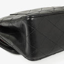 Chanel Vintage Small Classic Double Flap Bag Black Quilted Lambskin 24K Gold-Plated Hardware