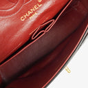 Chanel Vintage Small Classic Double Flap Bag Black Quilted Lambskin 24K Gold-Plated Hardware
