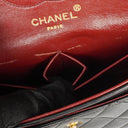 Chanel Vintage Small Classic Double Flap Bag Black Quilted Lambskin 24K Gold-Plated Hardware