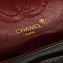 Chanel Vintage Small Classic Double Flap Bag Black Quilted Lambskin 24K Gold-Plated Hardware