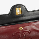 Chanel Vintage Small Classic Double Flap Bag Black Quilted Lambskin 24K Gold-Plated Hardware