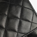 Chanel Vintage Small Classic Double Flap Bag Black Quilted Lambskin 24K Gold-Plated Hardware