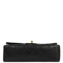 Chanel Vintage Small Classic Double Flap Bag Black Quilted Lambskin With 24K Gold-Plated Hardware