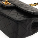 Chanel Vintage Small Classic Double Flap Bag Black Quilted Lambskin With 24K Gold-Plated Hardware