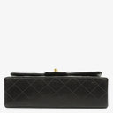 Chanel Vintage Small Classic Double Flap Bag Black Quilted Lambskin With 24K Gold-Plated Hardware