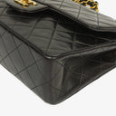 Chanel Vintage Small Classic Double Flap Bag Black Quilted Lambskin With 24K Gold-Plated Hardware