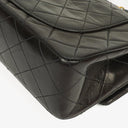 Chanel Vintage Small Classic Double Flap Bag Black Quilted Lambskin With 24K Gold-Plated Hardware
