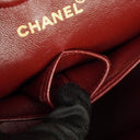 Chanel Vintage Small Classic Double Flap Bag Black Quilted Leather 24K Gold-Plated Hardware