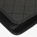 Chanel Vintage Small Classic Single Flap Bag Black Quilted Lambskin With 24K Gold-Plated Hardware