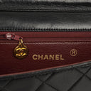 Chanel Vintage Small Classic Single Flap Bag Black Quilted Lambskin With 24K Gold-Plated Hardware