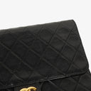 Chanel Vintage Small Classic Single Flap Bag Black Quilted Lambskin With 24K Gold-Plated Hardware